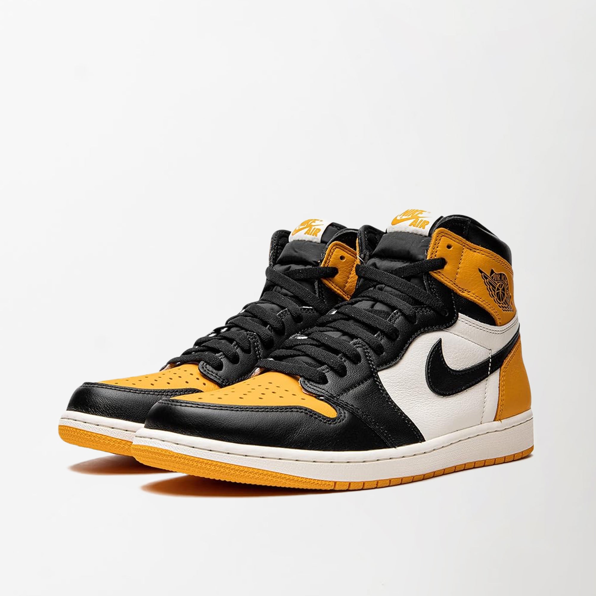 Air Jordan 1 Retro High Yellow toe taxi