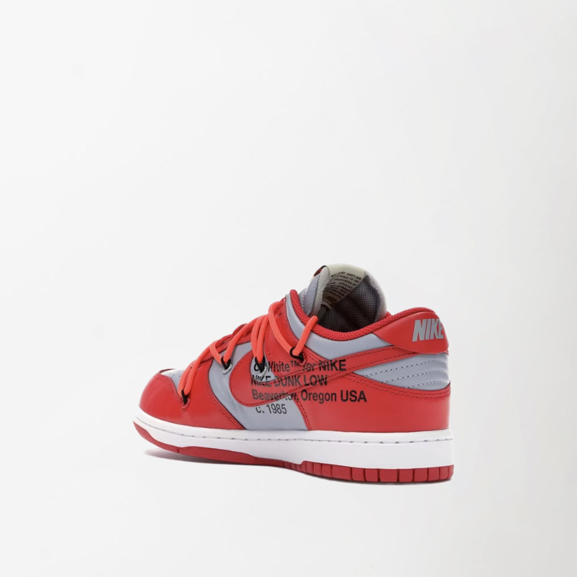 Dunk low x OFF-White Red