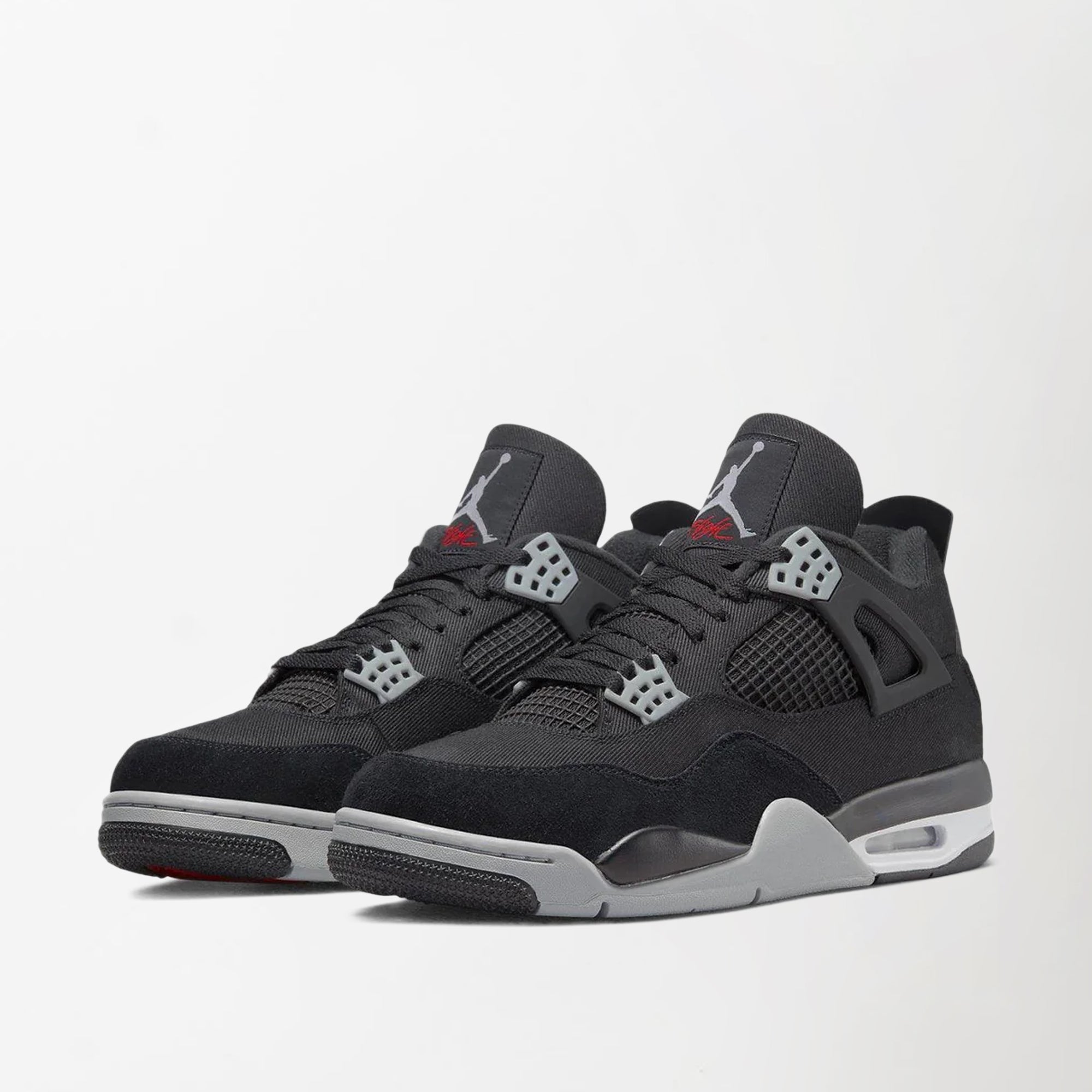 Air Jordan 4 Black canvas