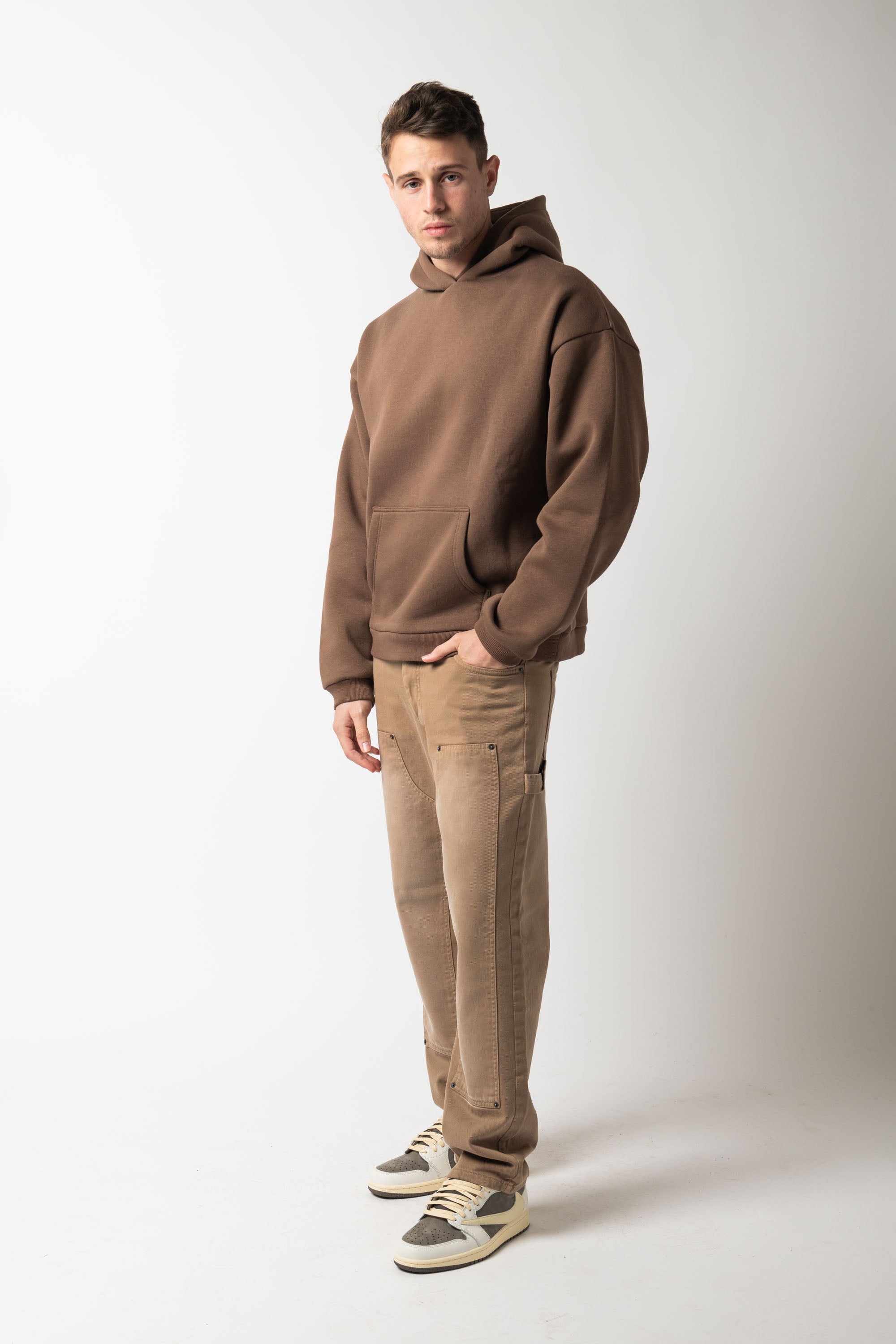 Hoodie Match Brown