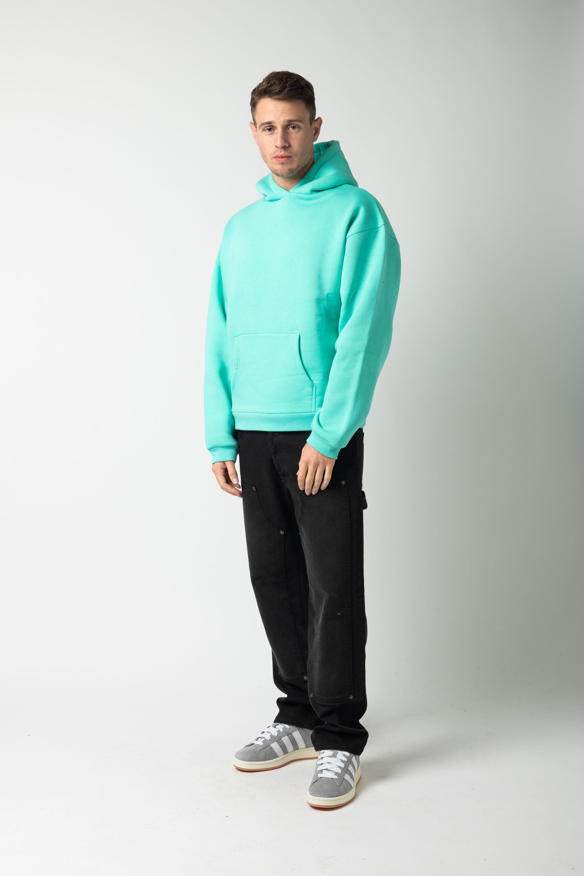 Hoodie Match Turquoise