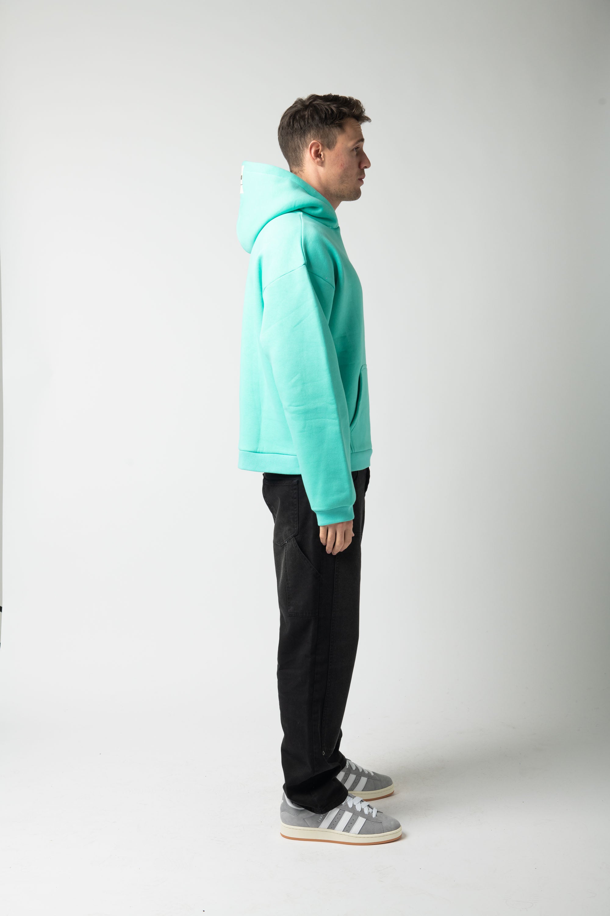 Hoodie Match Turquoise