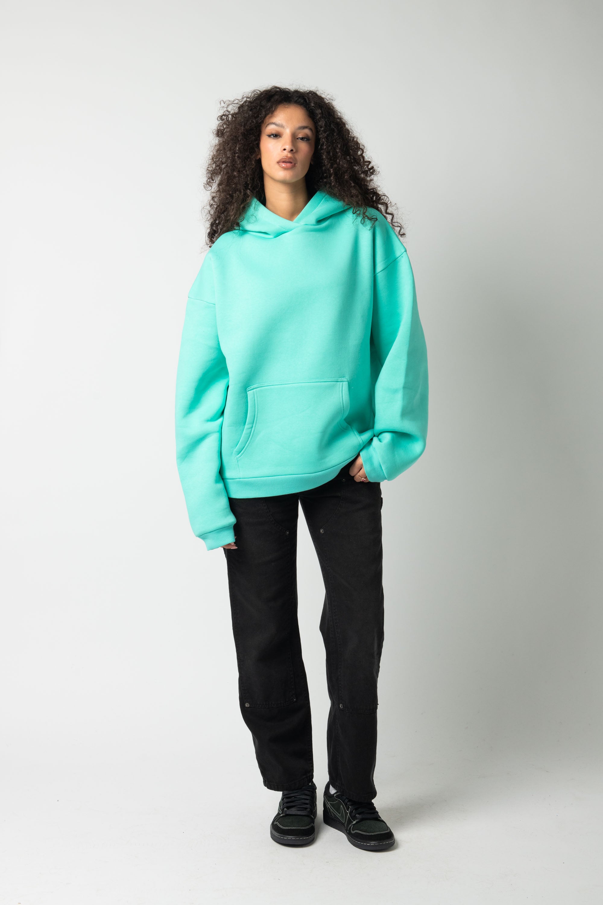 Hoodie Match Turquoise