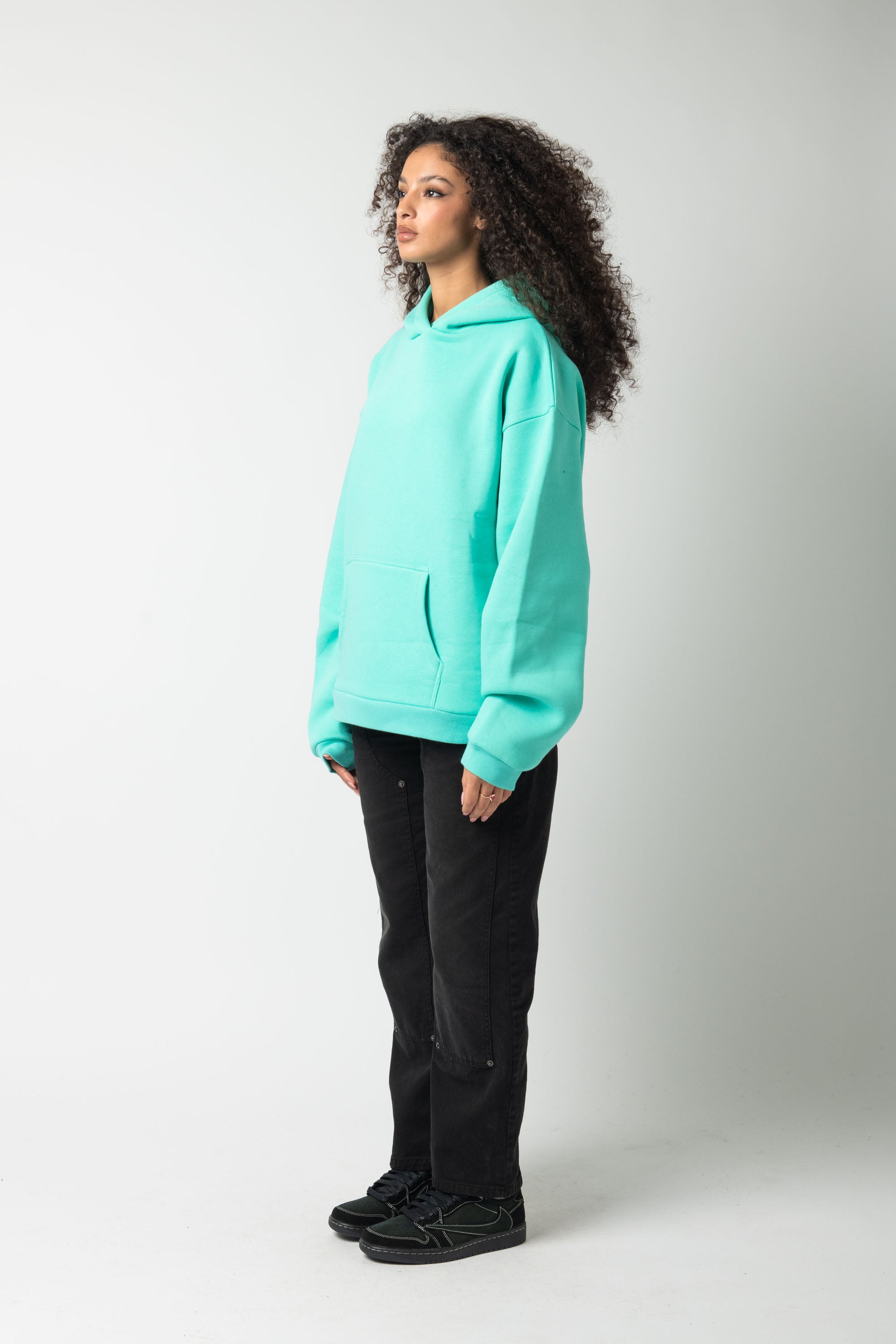 Hoodie Match Turquoise